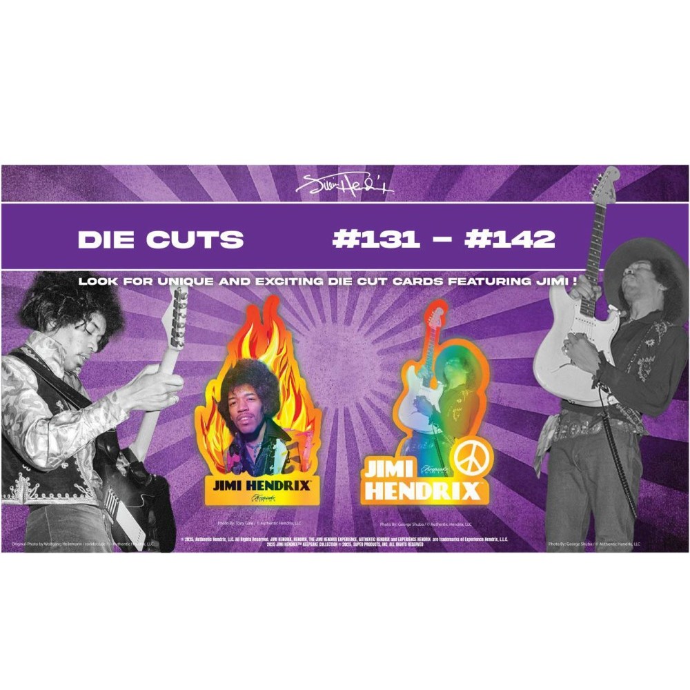 2025 Super Break Jimi Hendrix Keepsake Premiere Hobby Edition Box