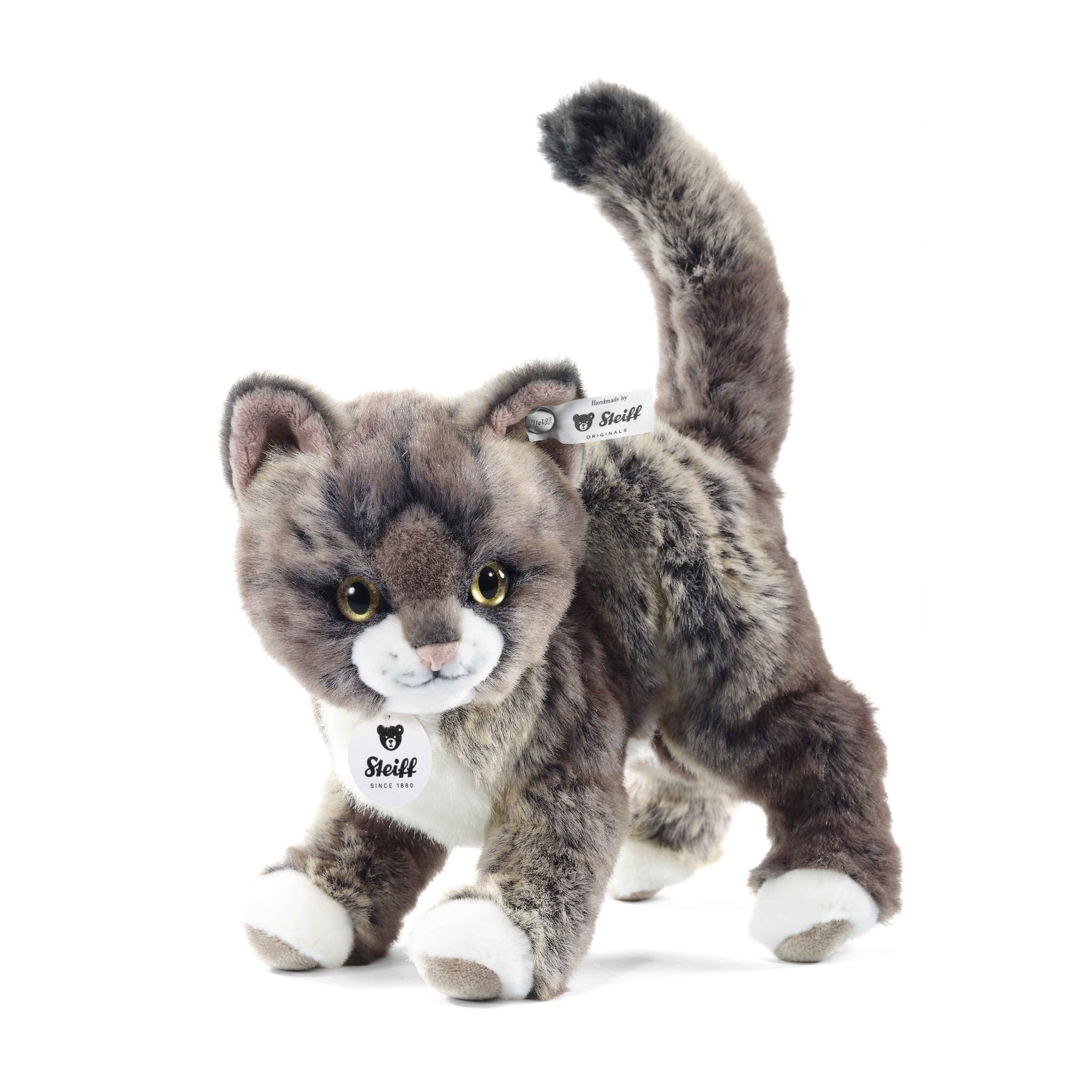 Kitty cat, 25 cm, light grey - Steiff.com