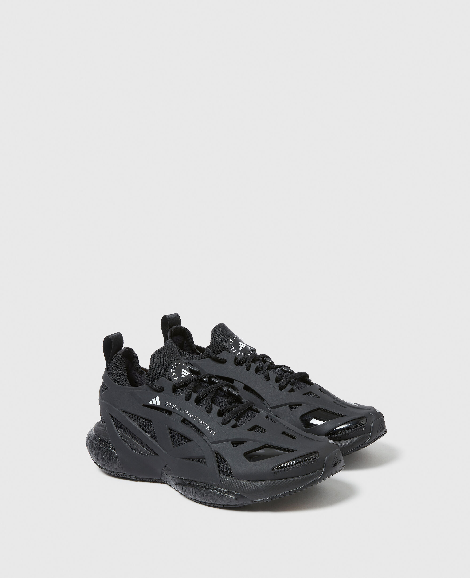 Women Black Solarglide Running Sneakers | Stella McCartney US