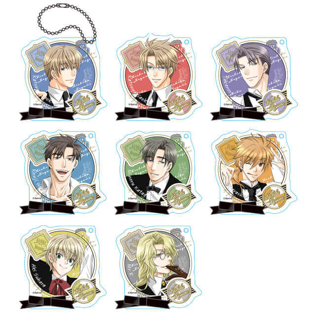 再受注】鬼畜眼鏡 トレーディング リボンタイアクリルプレートキー