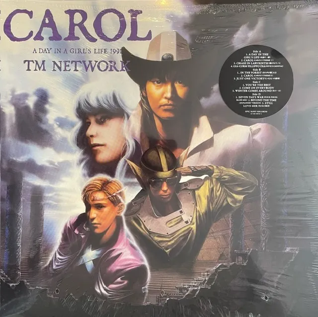 TM NETWORK / CAROL A DAY IN A GIRL'S LIFE 1991 [2LP - 32/3H-5070