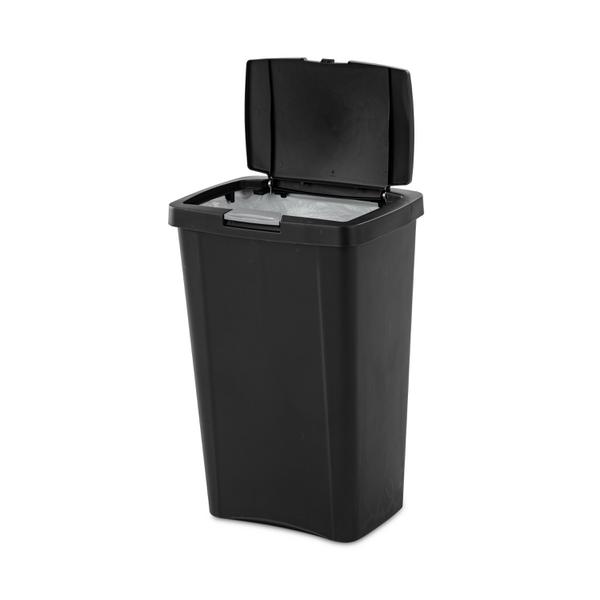 Sterilite 1045 - 13 Gal. TouchTop™ Wastebasket Black 10459004