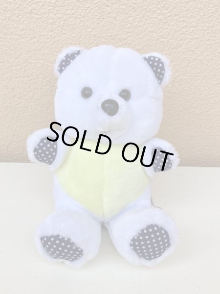 Top Toys Dots Bear くま ビンテージ ぬいぐるみ テディベア シロクマ