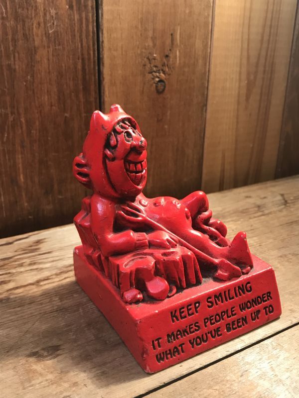 Red Devil Message Doll レッドデビル ビンテージ メッセージドール 60