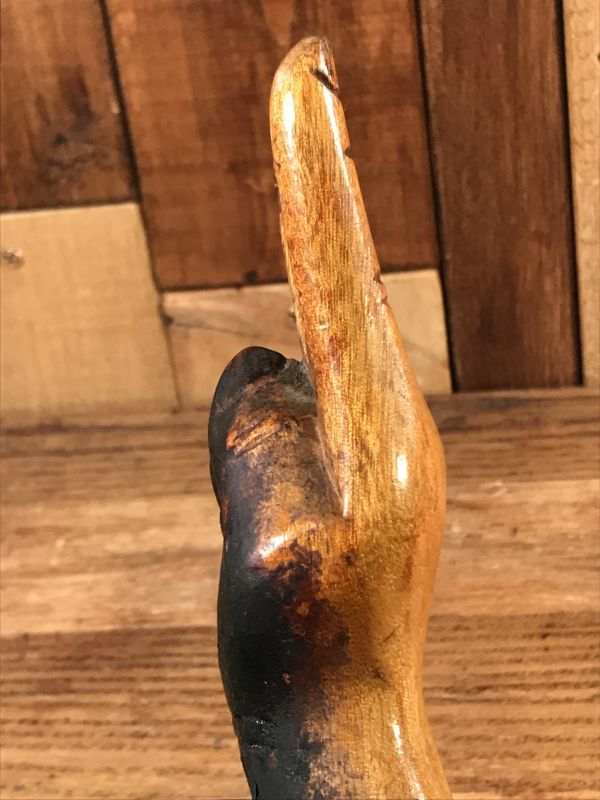 Peace Sign Wooden Ashtray ピースサイン ビンテージ アシュトレイ