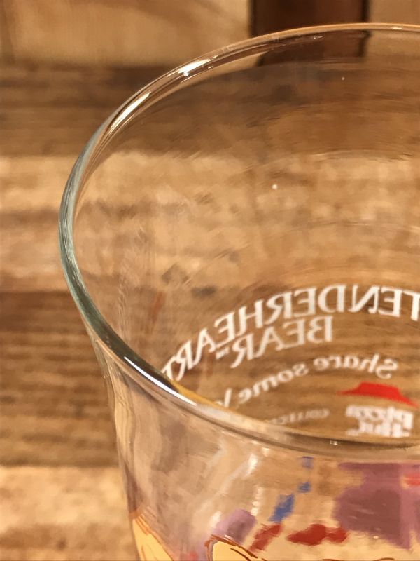 Pizza Hut Care Bears “Tenderheart Bear” Glass ケアベア ビンテージ