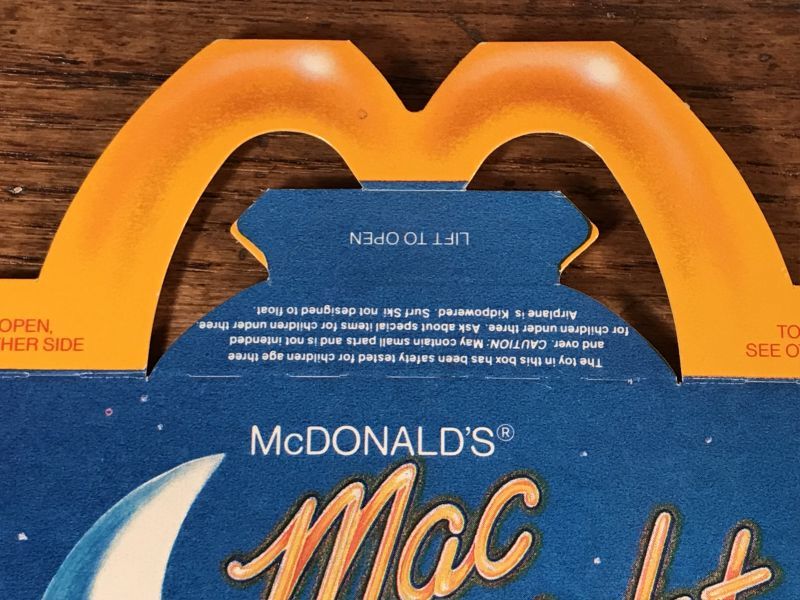 McDonald's “Mac Tonight” Happy Meal Box マクドナルド ビンテージ