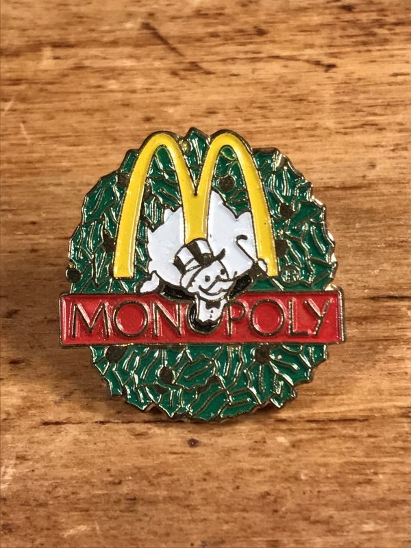 McDonald's “Monopoly” Metal Pins マクドナルド ビンテージ