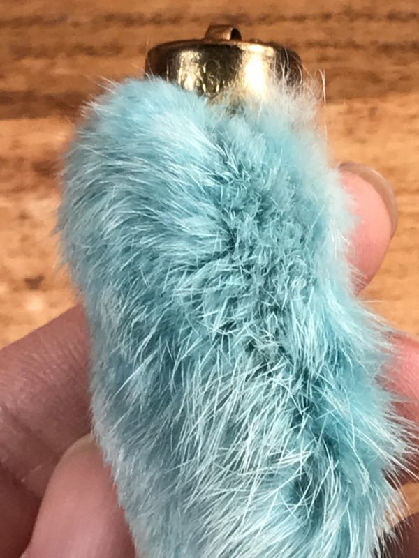Rabbit Foot Lucky Charm Keychain ラビットラッキーチャーム