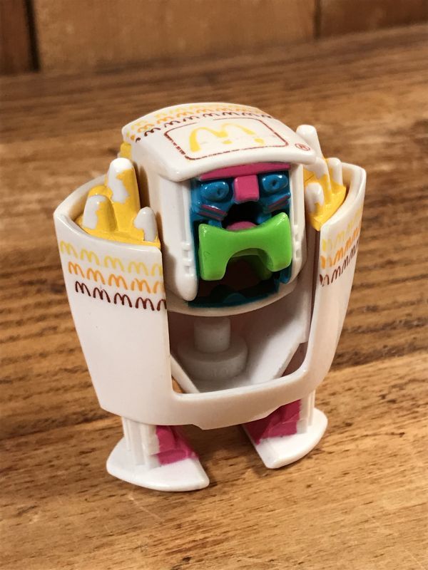 McDonald's New Food Changeables “Fry-Bot” Happy Meal Toy ニュー