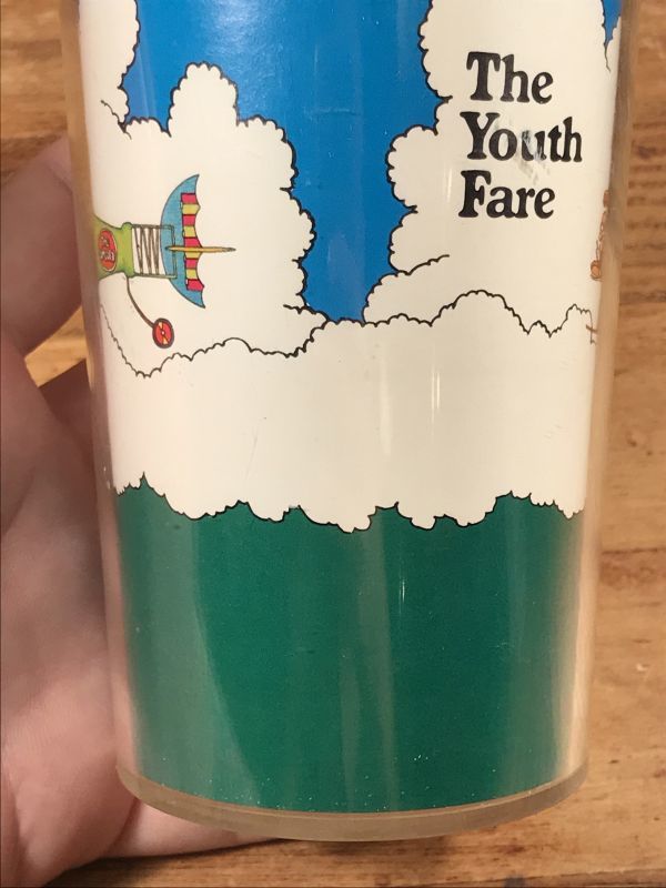 Thermo-Sew Peter Max 7up Plastic Tumbler セブンアップ ビンテージ