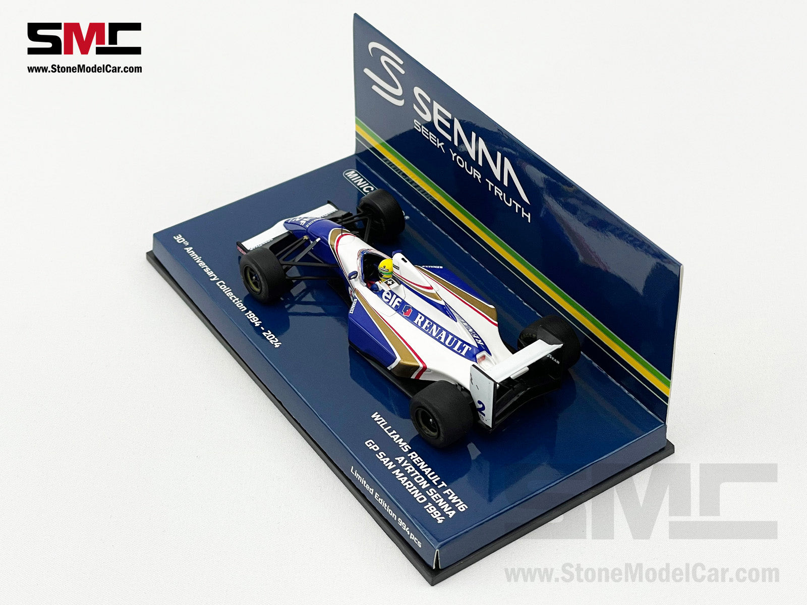 Williams Renault F1 FW16 #2 Ayrton Senna San Marino GP 1994 1:43