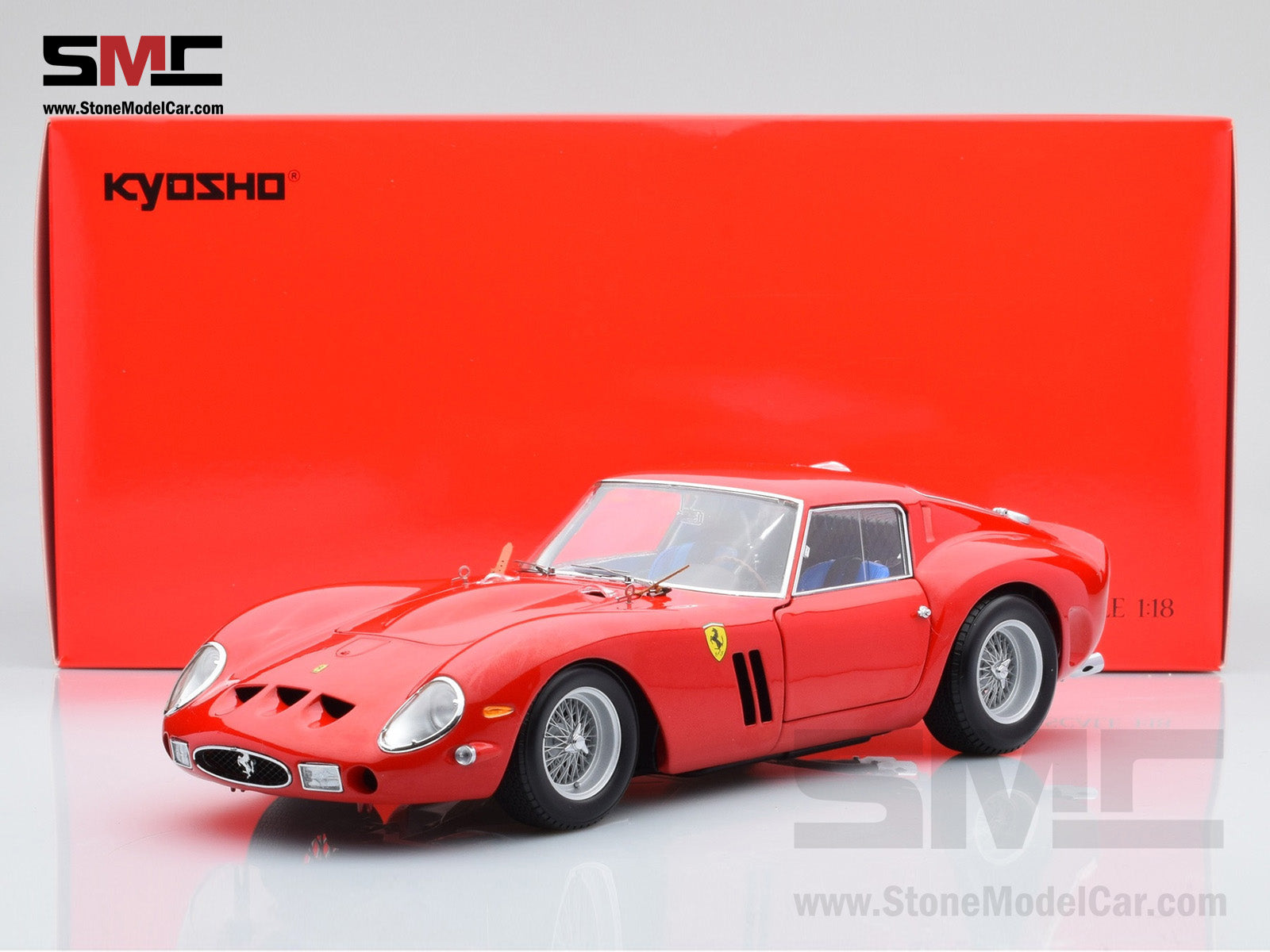 Ferrari 250 GTO Coupe Year 1962 Red 1:18 Kyosho 08438R – Stone Model
