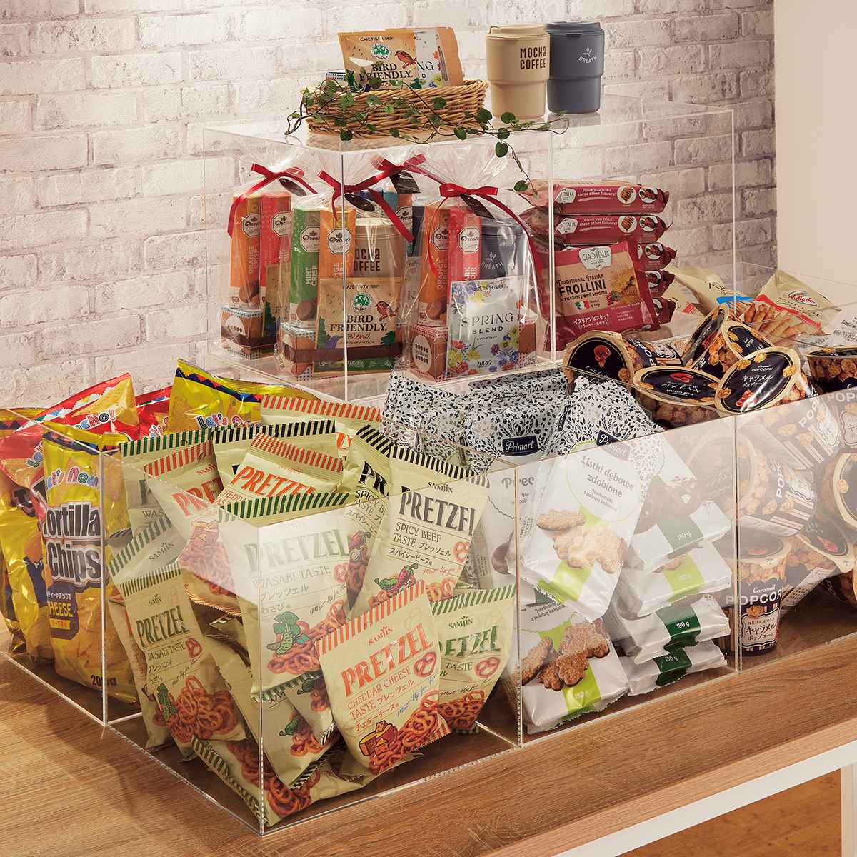 透明アクリル4面ボックス〔ストエキオリジナル〕 10cm角