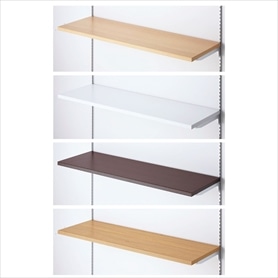 木棚 幅90×奥行30cm クロームブラケットセット〔ストエキオリジナル