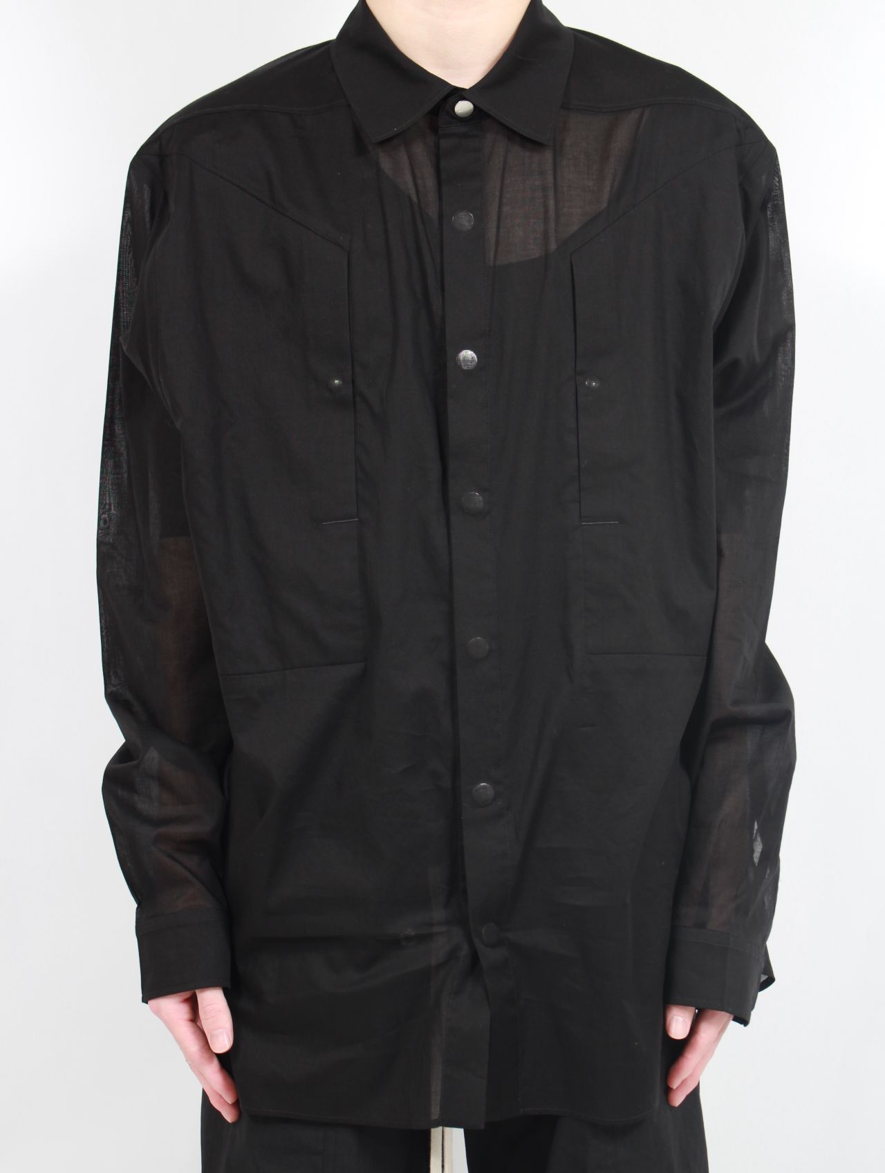 RICK OWENS - 【25SS】ジャンボ フォグポケット アウターシャツ 長袖