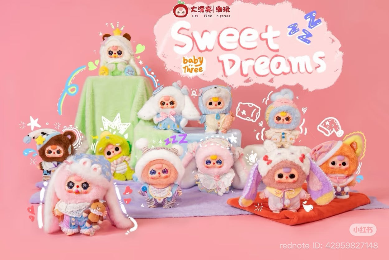 Baby Three Sweet Dreams 400% Plush Series Blind Box