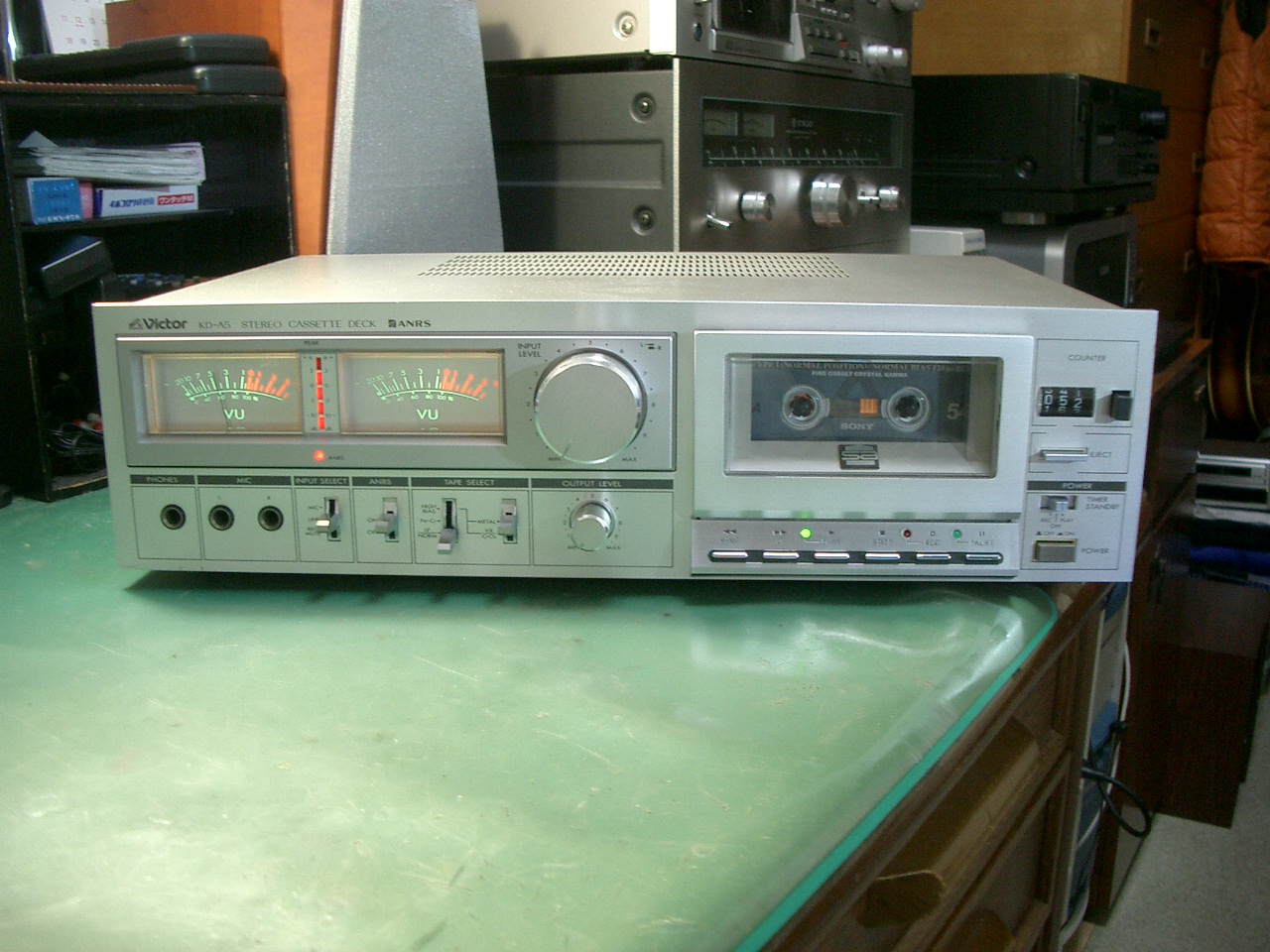 ビクターステレオカセットデッキKD-A77 ビクターステレオカセット