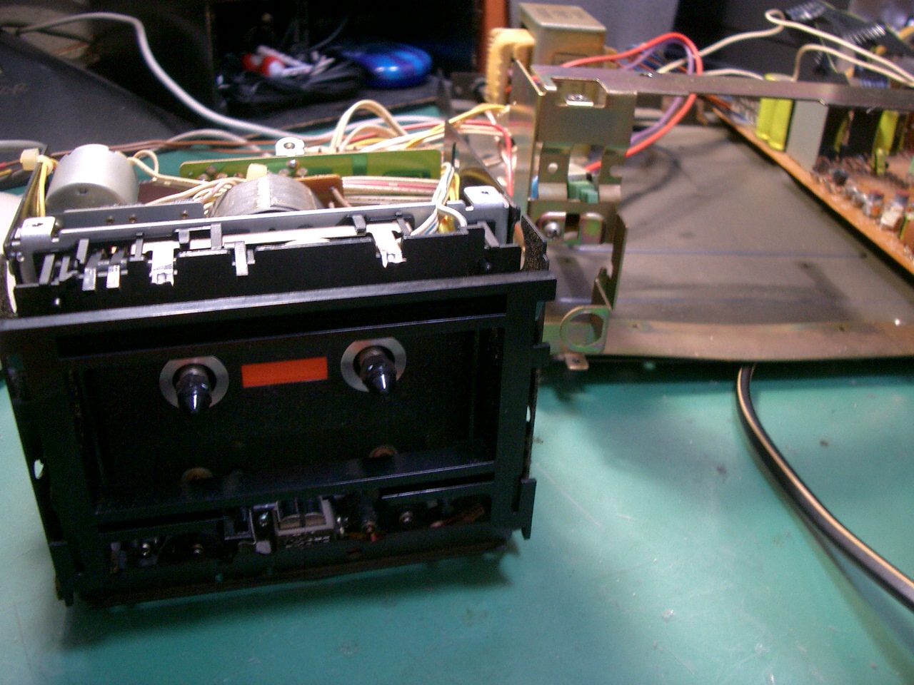 AKAI カセットデッキ GX-73 の修理