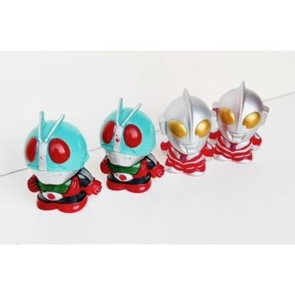 ウルトラマン仮面ライダーミニドール4体セット 円谷プロダクション