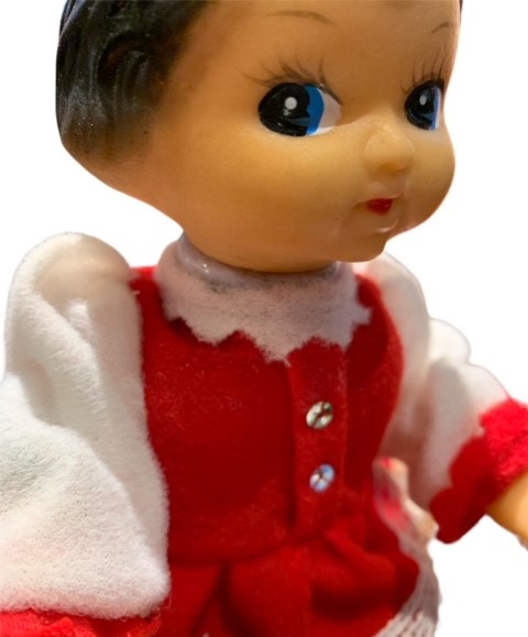 LITTLE PERFORMER ゼンマイ式鉄琴ブリキ 昭和おもちゃ 女の子 お人形