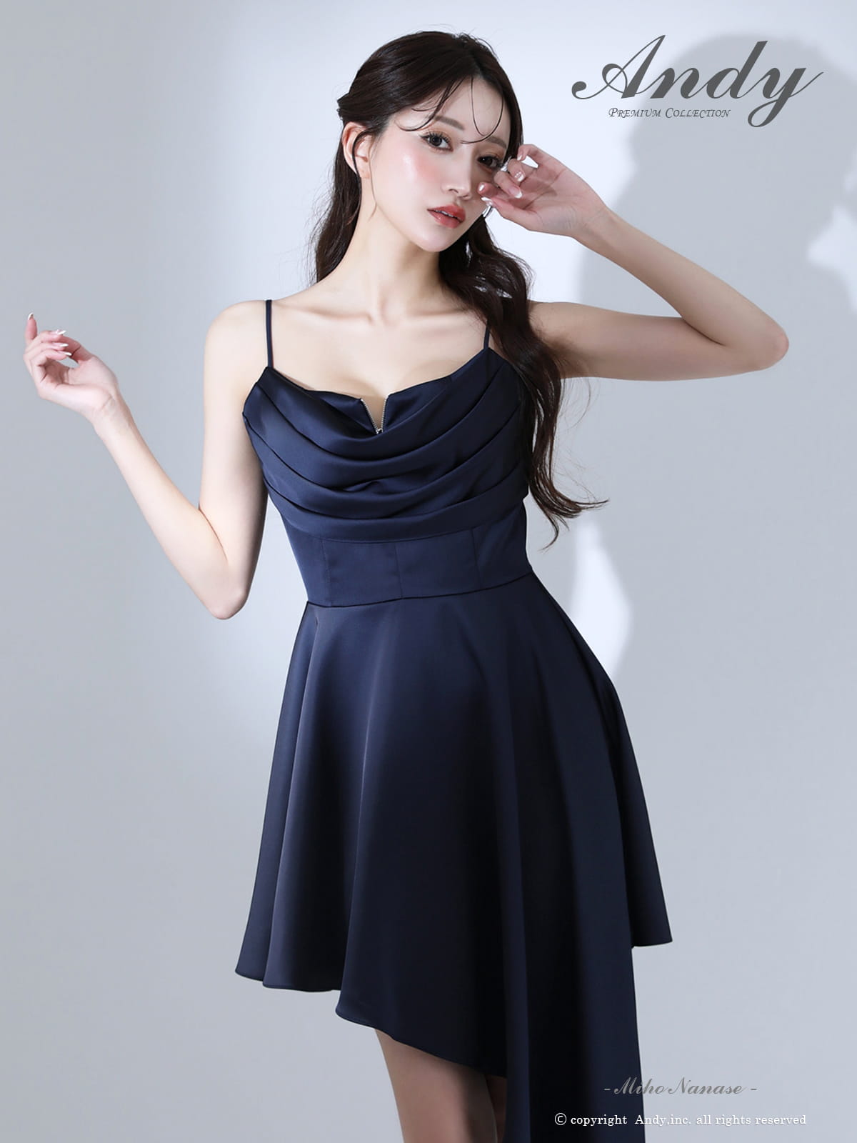 XSサイズあり【ANDY/アンディ】アシンメトリー/ バストジップ