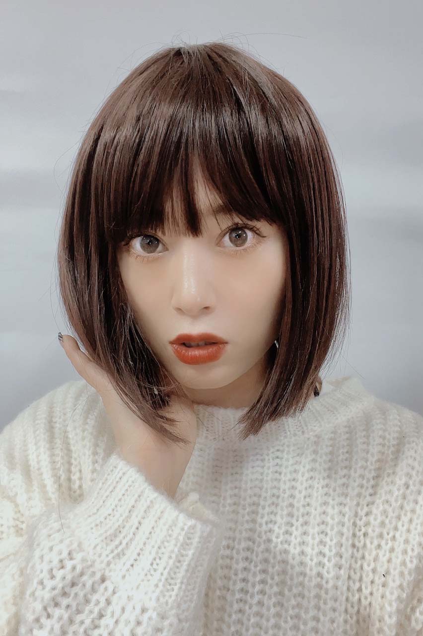 切りっぱなしボブスタイルヘアならウィッグ通販店SUGARCRANZで♪