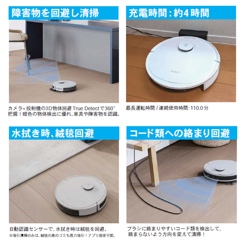 スギカウ / 掃除機&水拭きロボ DEEBOT N8 PRO セット