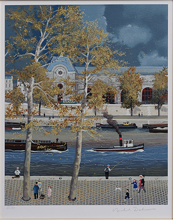 ミッシェル・ドラクロワ｜秋のオルセー桟橋