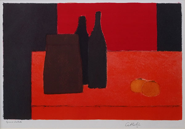 柿のある静物 - アート・絵画の販売、買取なら銀座のアートギャラリー