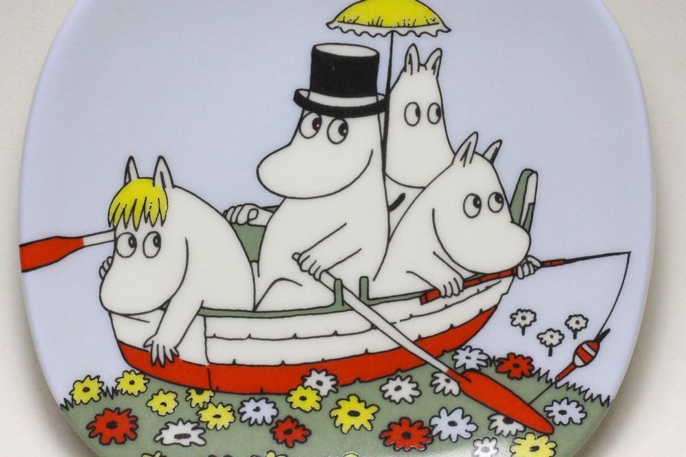 アラビア ムーミン ウォールプレート 三枚セット 廃盤 クリスマス レア