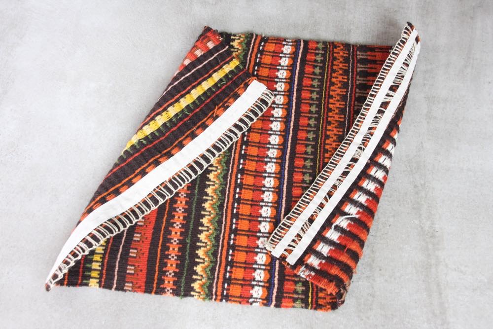 北欧ヴィンテージ／スウェーデン製／Gubbatacke織／ハンドメイド