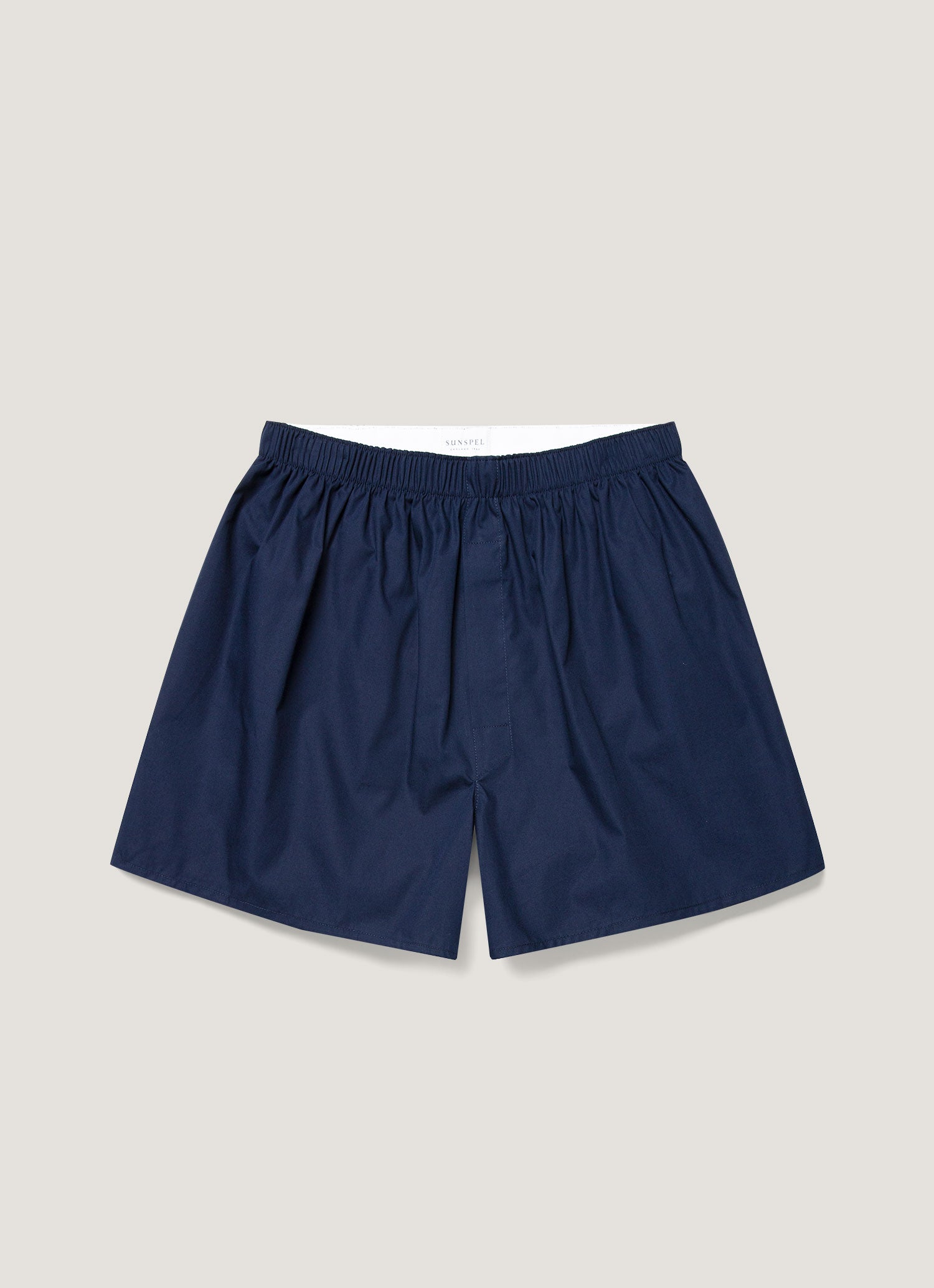 クラシックボクサーショーツ（Navy）| Sunspel