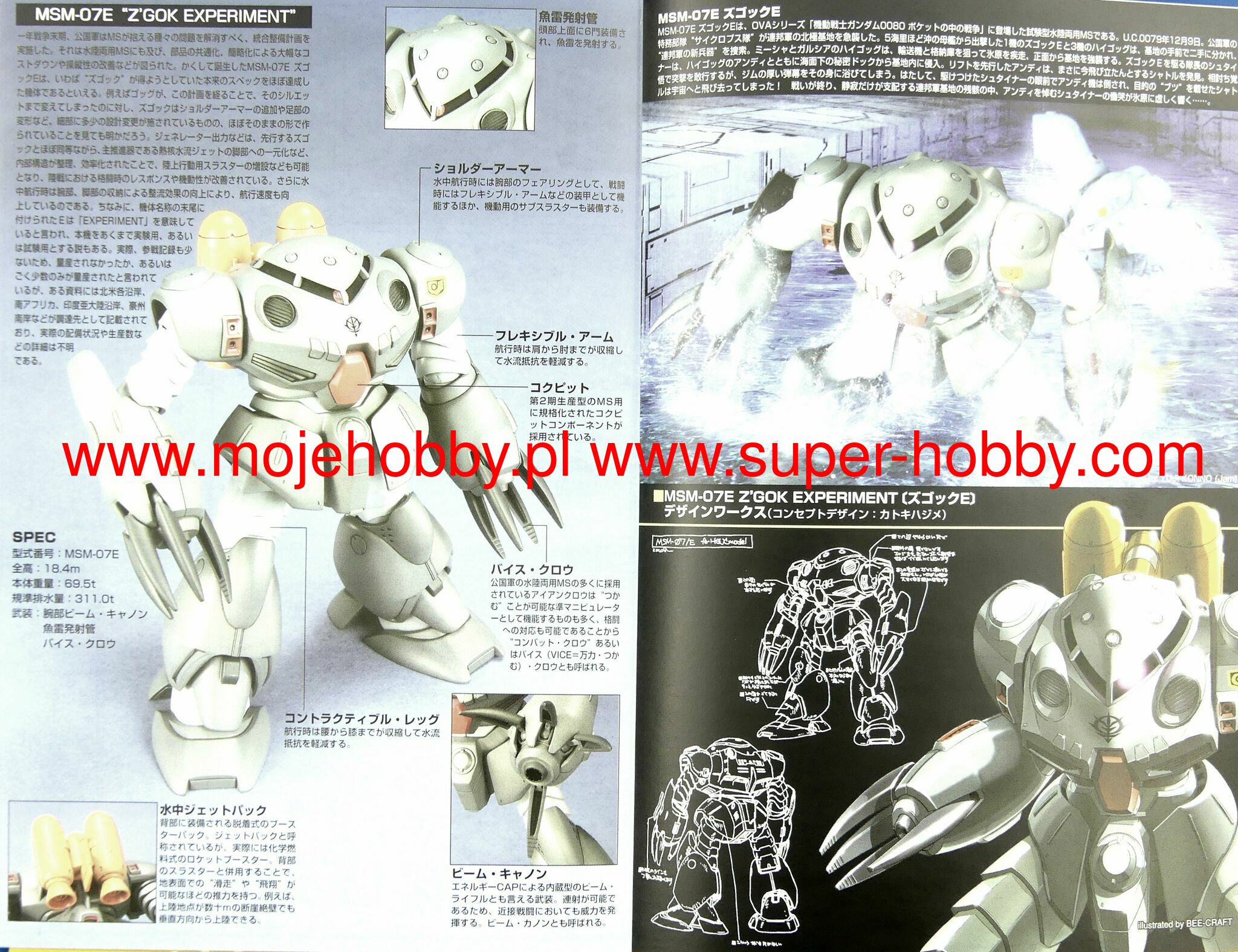 MSM-07E Z_GOK EXPERIMENT Bandai 57739