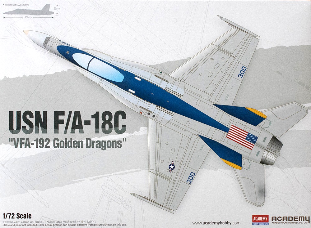 USN F/A-18C VFA-192 Golden Dragons Academy 12564