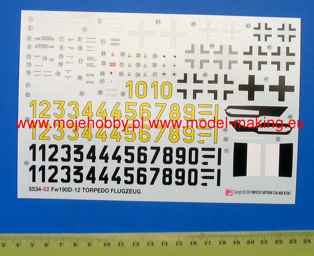Fw190D-12 Torpedo Flugzeug Dragon 5534