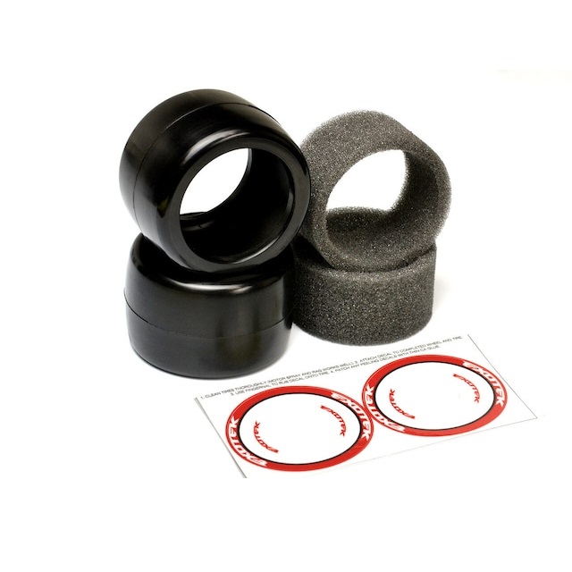 1/10F1ラバータイヤR 28X(ダブルレッド/スーパーソフト) [#2133