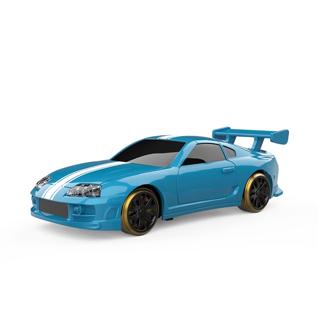 TURBO RACING 1/76スケール C63ライトブルー 2WDドリフトカー [C63