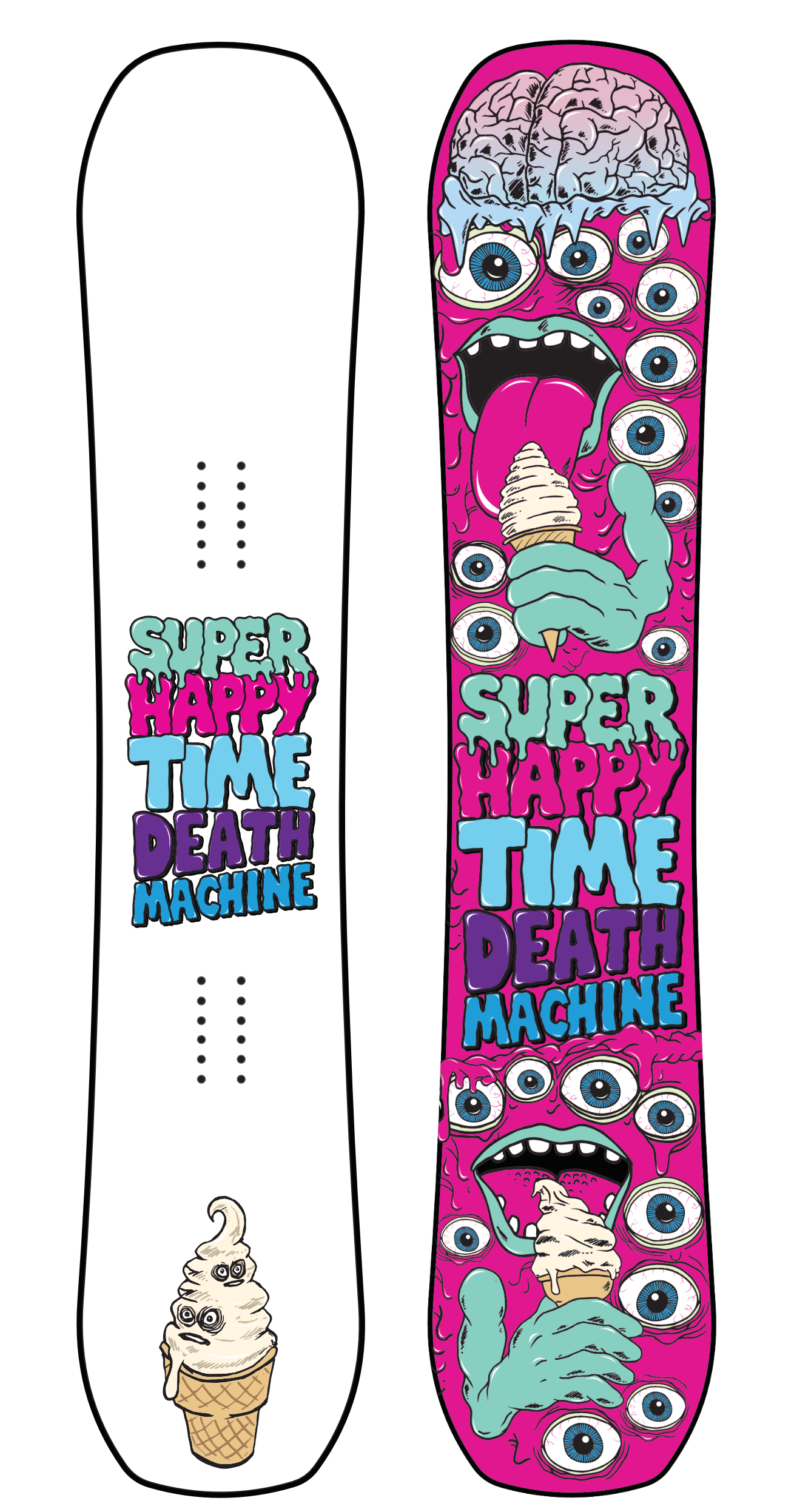 2024/2025 Super Happytime Death Machine Universal Remote Snowboard