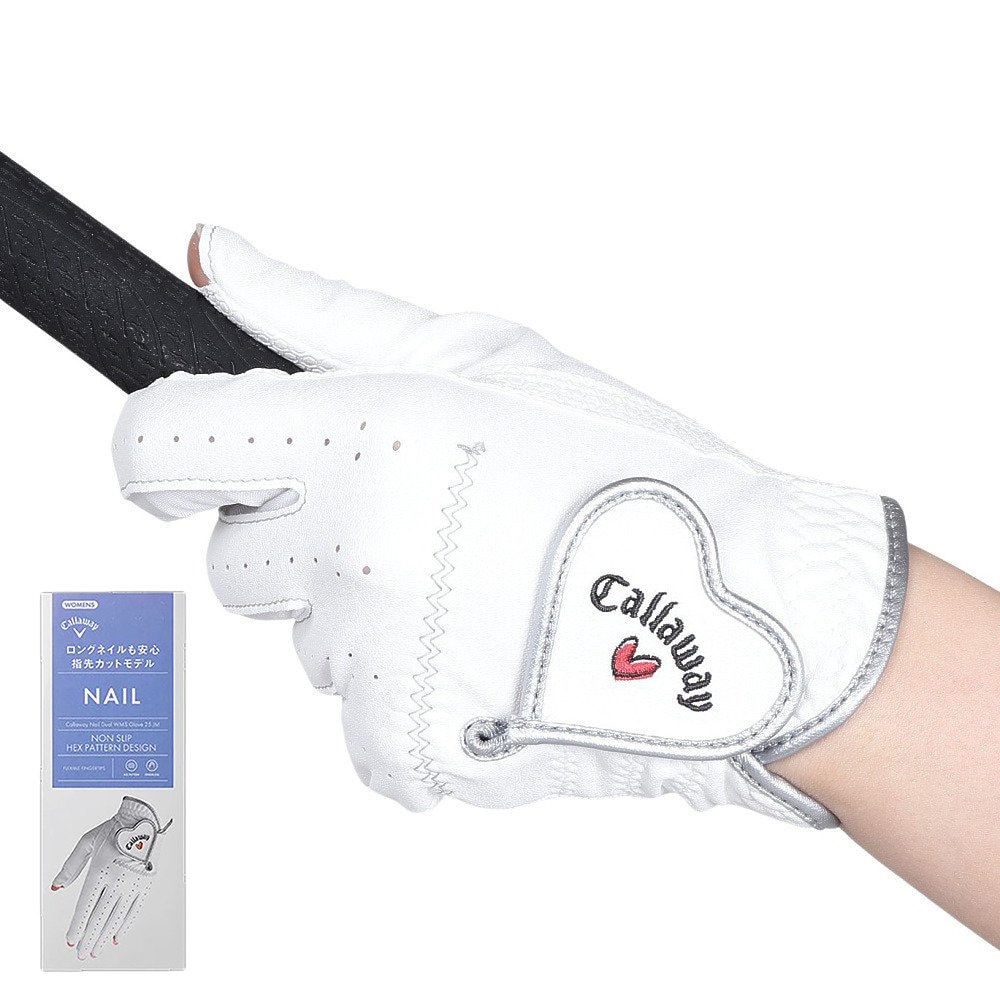 キャロウェイ（CALLAWAY）（レディース）ゴルフグローブ 両手用