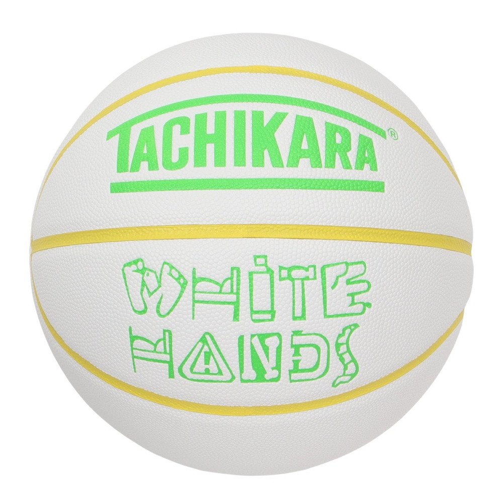 タチカラ（TACHIKARA）（メンズ）バスケットボール 7号球 WHITE HANDS