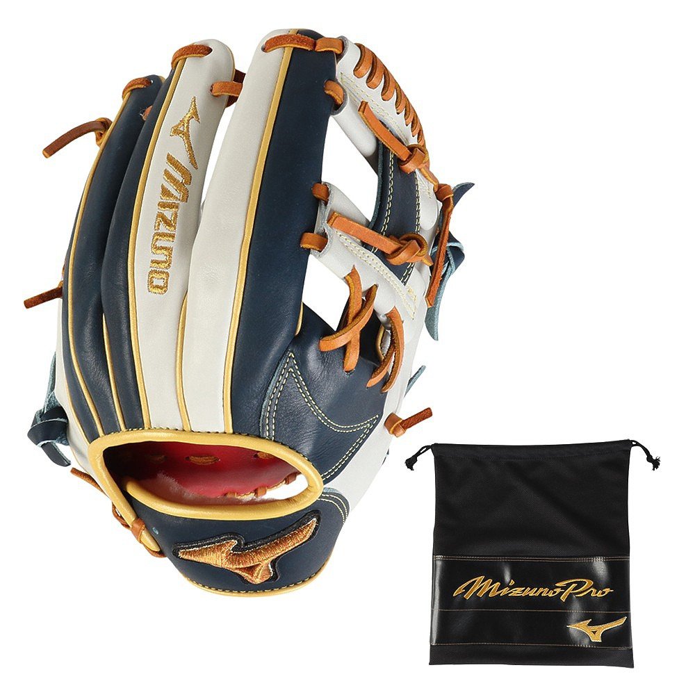 ミズノ（MIZUNO）（メンズ）軟式用グラブ 内野手 ミズノプロ 勝色