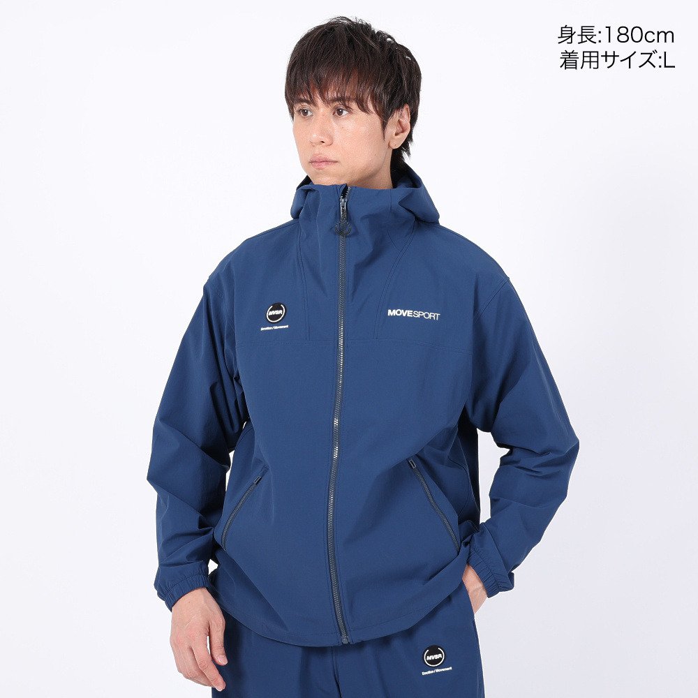 デサント（DESCENTE）（メンズ）ストレッチナイロンジップパーカー DX