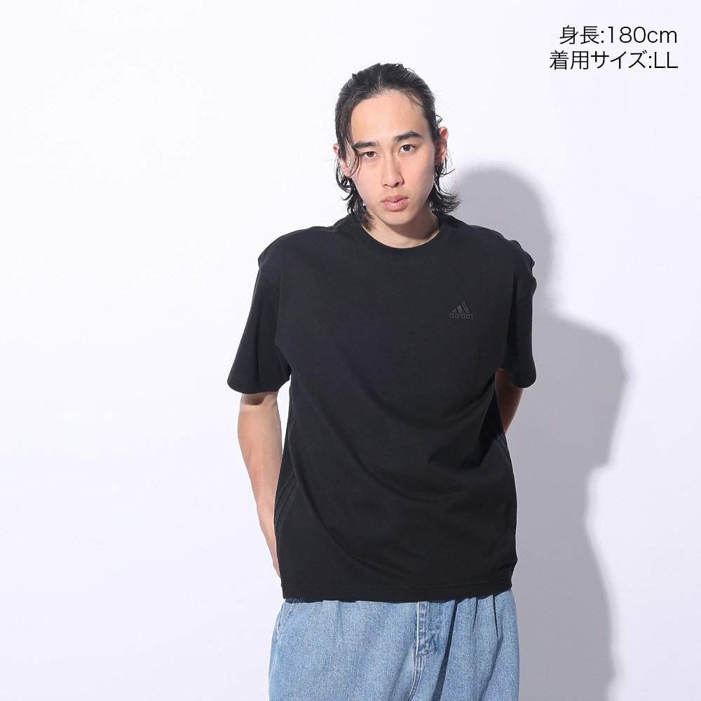 アディダス（adidas）（メンズ、レディース）スリーストライプス T