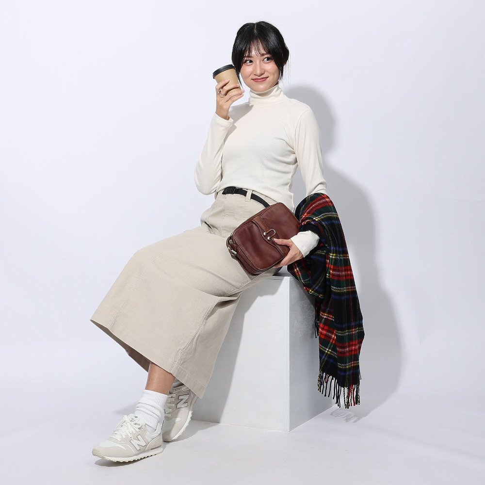 エルケクス（ELKEX）（レディース）長袖 タートルネックTシャツ