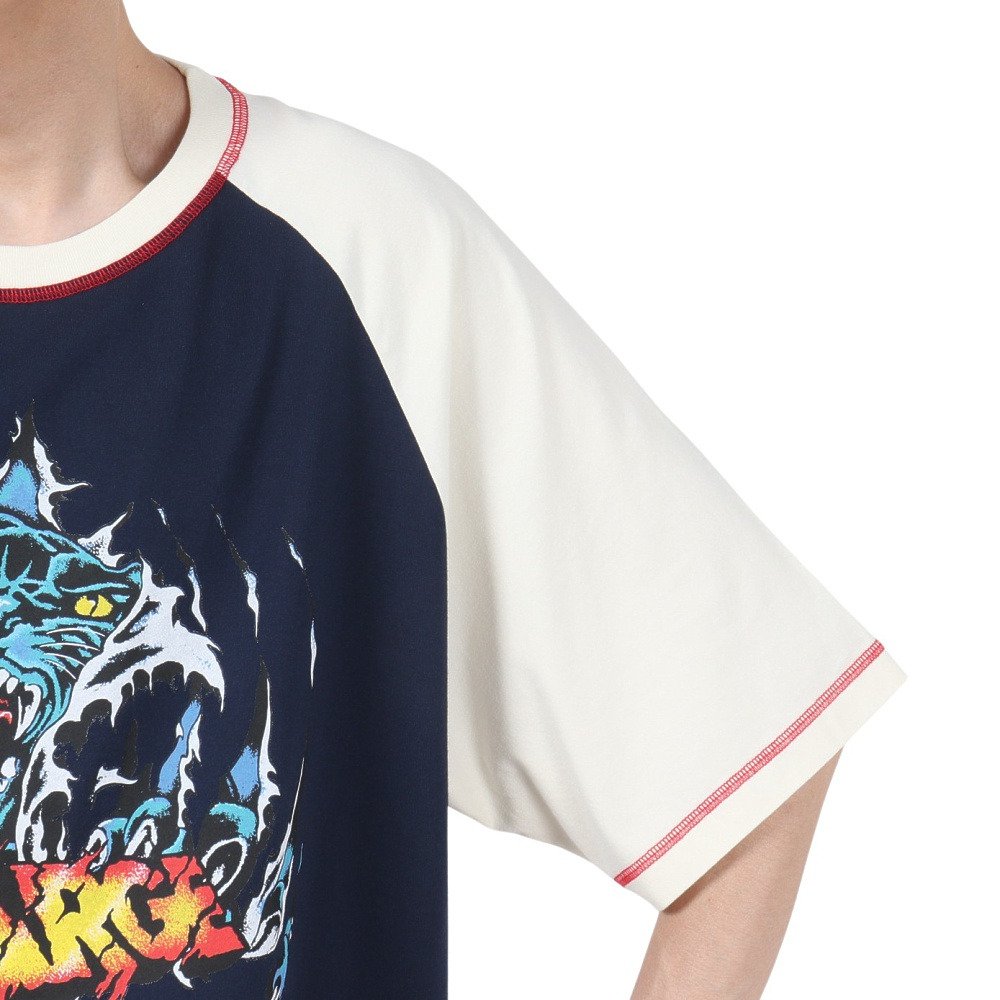 エクストララージ（XLARGE）（メンズ）PANTHER CLAWS ラグラン 半袖T
