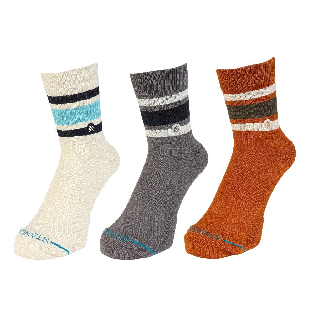 スタンス（STANCE）（メンズ）ソックス BOYD QUARTER 3足組 A356C25BOY#IVO