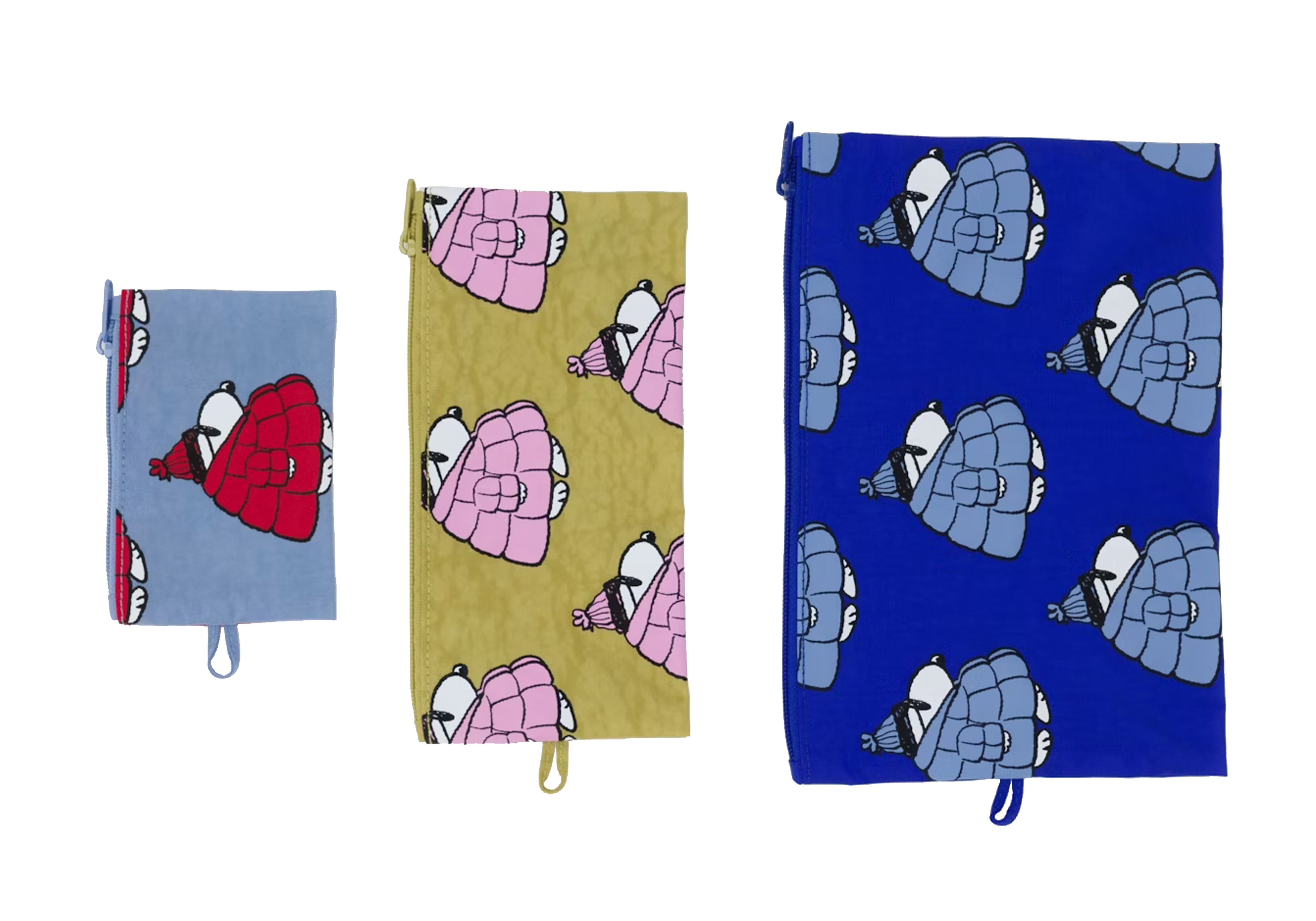 BAGGU x Peanuts - Puffer Snoopy - Flat Pouch Set – SVA Campus Store