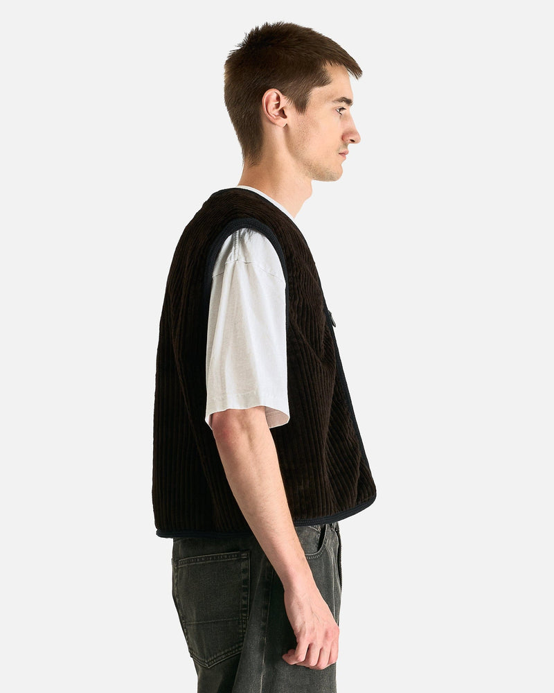 Top Vest in Profound Brown Mammoth Cord – SVRN