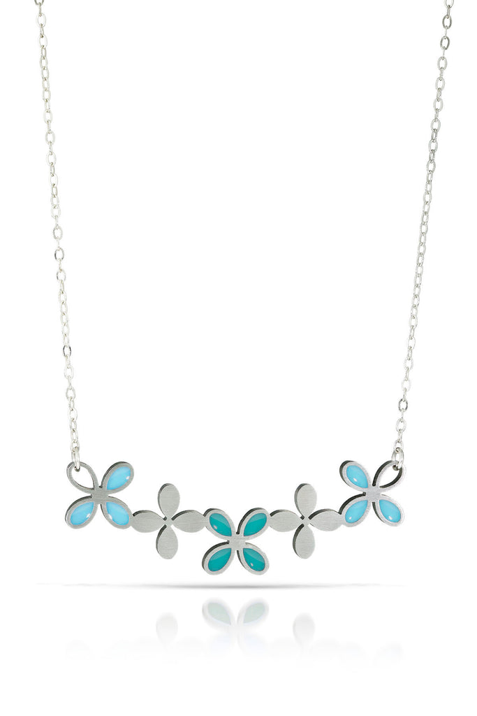hydrangea necklace – spark metal studio